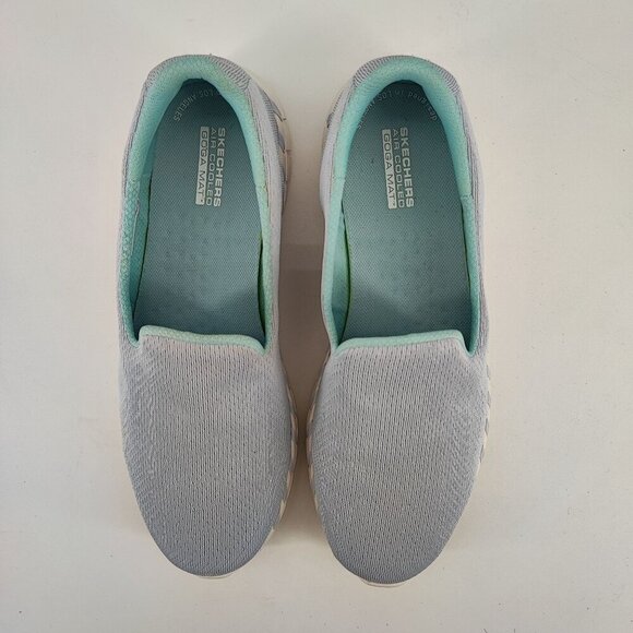 Skechers Women's Go Walk Smart 2 Gray Mesh Sneaker Size 8 - Picture 4 of 10